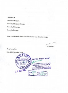Notary for application forms