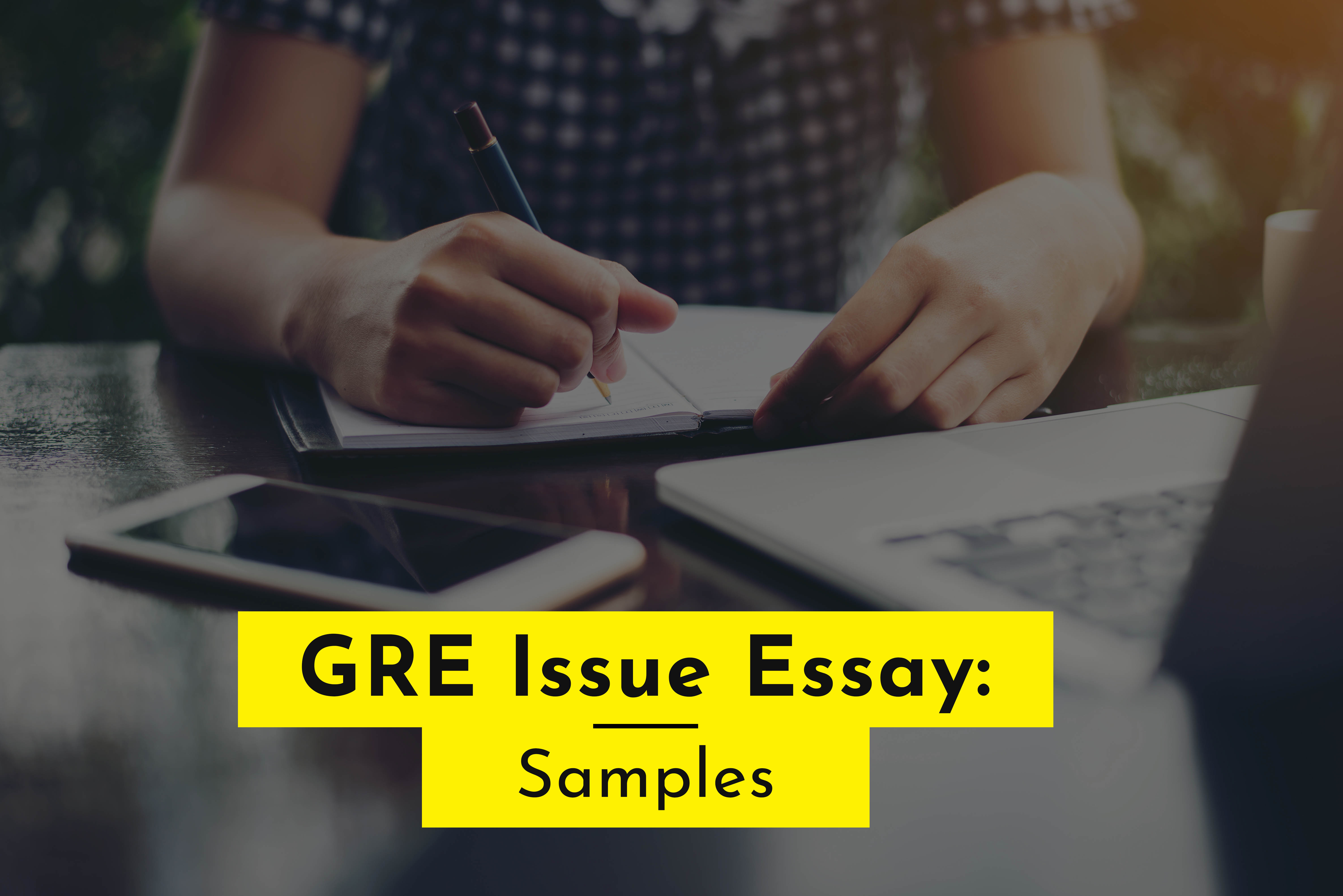 gre issue essay samples pdf