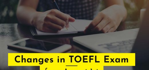 Changes in TOEFL Exam