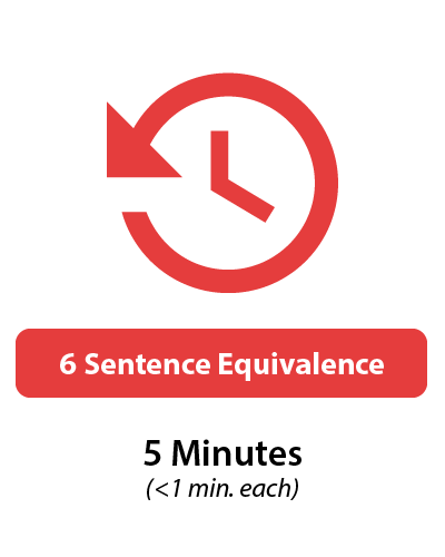 GRE<span class='sup'>®</span> Verbal Sentence Equivalence